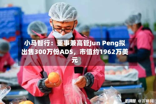 小马智行：董事兼高管Jun Peng拟出售300万份ADS，市值约1962万美元-第2张图片