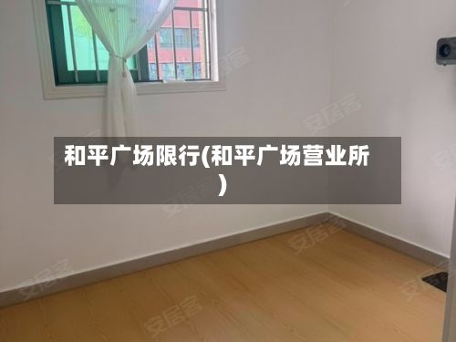 和平广场限行(和平广场营业所)-第2张图片