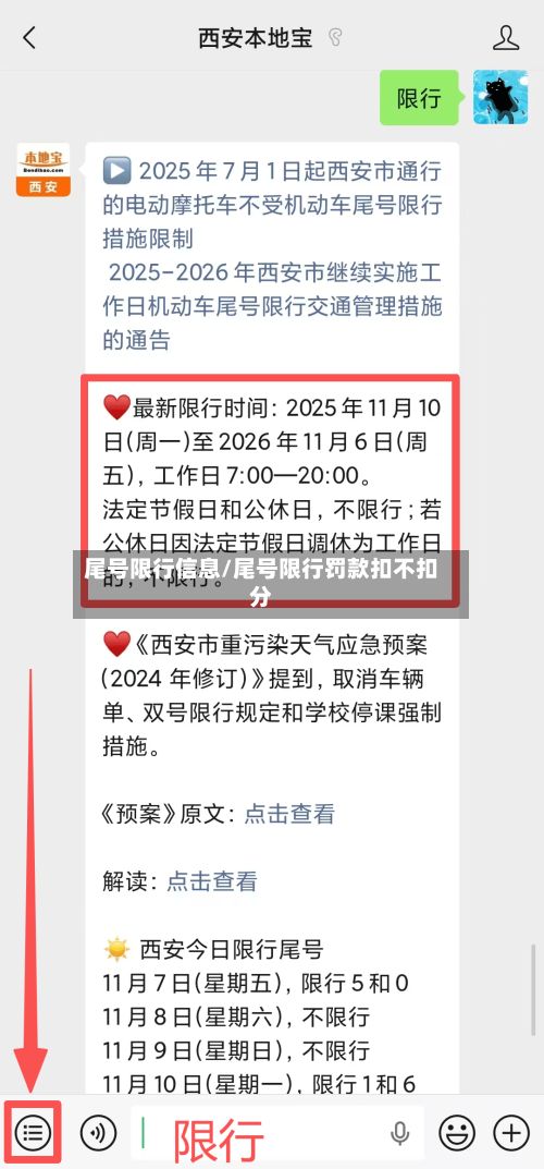 尾号限行信息/尾号限行罚款扣不扣分-第2张图片