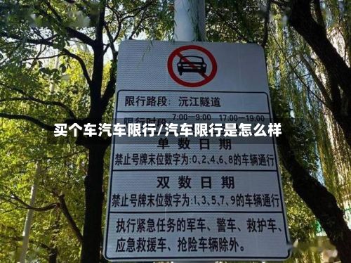 买个车汽车限行/汽车限行是怎么样