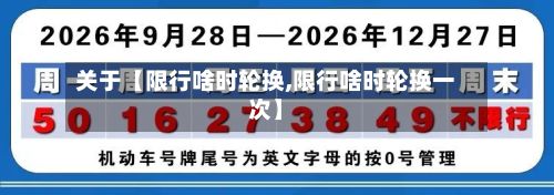 关于【限行啥时轮换,限行啥时轮换一次】-第2张图片