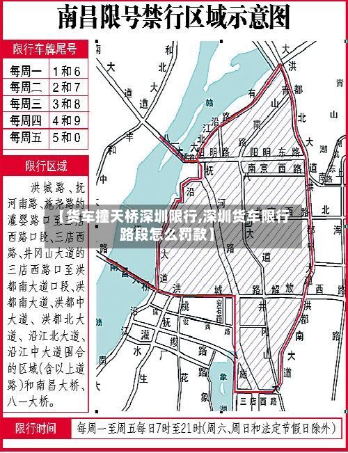 【货车撞天桥深圳限行,深圳货车限行路段怎么罚款】