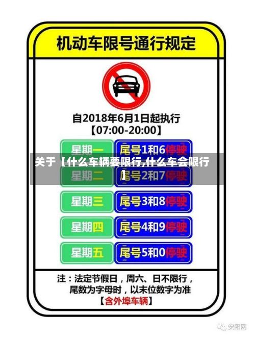 关于【什么车辆要限行,什么车会限行】-第2张图片