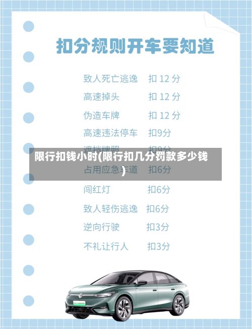 限行扣钱小时(限行扣几分罚款多少钱)