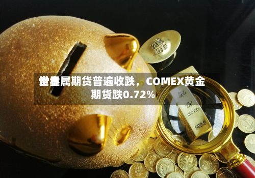 世界贵金属期货普遍收跌，COMEX黄金期货跌0.72%