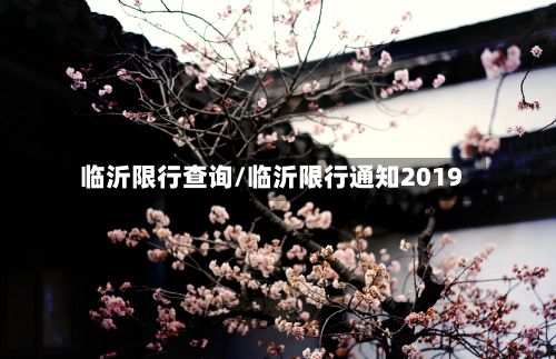 临沂限行查询/临沂限行通知2019-第2张图片