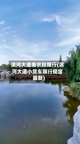 滨河大道惠农段限行(滨河大道小货车限行规定最新)