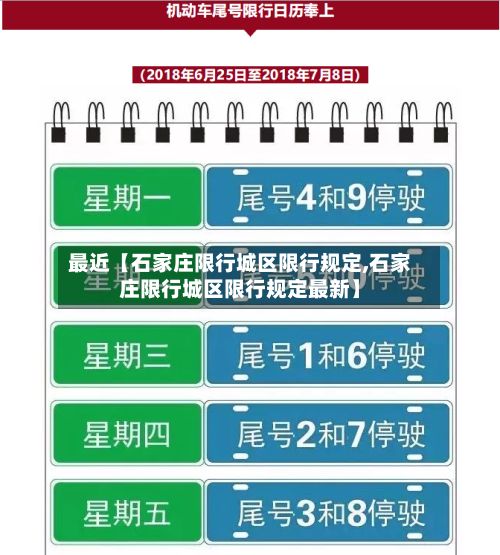 最近【石家庄限行城区限行规定,石家庄限行城区限行规定最新】