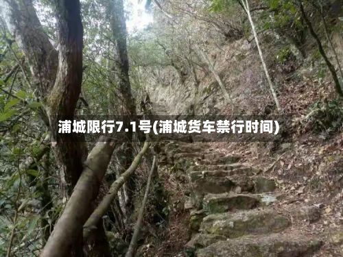 浦城限行7.1号(浦城货车禁行时间)