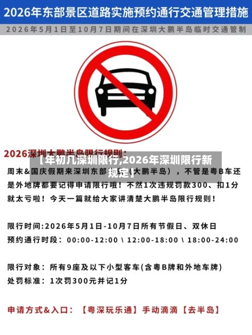 【年初几深圳限行,2026年深圳限行新规定】