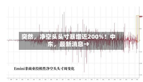 突然，净空头头寸暴增近200%！中东，最新消息→