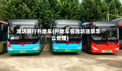 潍坊限行外地车(外地车在潍坊违章怎么处理)-第2张图片