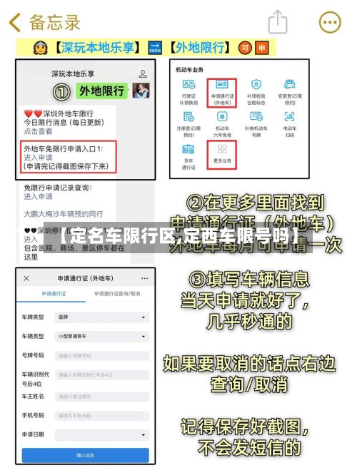 【定名车限行区,定西车限号吗】
