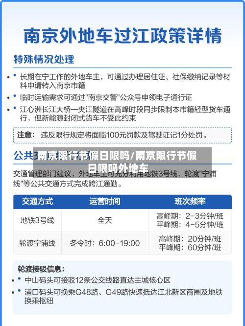 南京限行节假日限吗/南京限行节假日限吗外地车