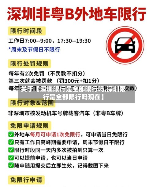 关于【深圳限行是全部限行吗,深圳限行是全部限行吗现在】-第2张图片