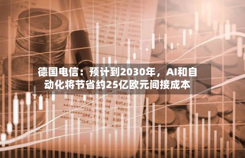 德国电信：预计到2030年，AI和自动化将节省约25亿欧元间接成本