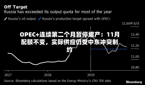 OPEC+连续第二个月暂停增产：11月配额不变	，实际供应仍受中东冲突制约-第3张图片