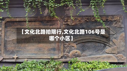 【文化北路拍限行,文化北路106号是哪个小区】