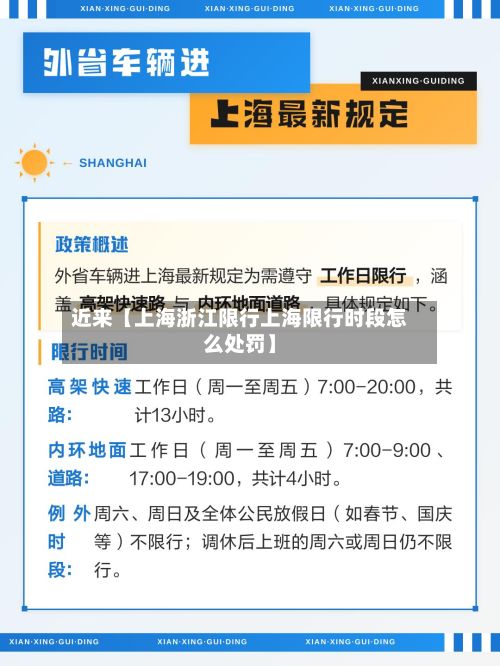 近来【上海浙江限行上海限行时段怎么处罚】-第2张图片