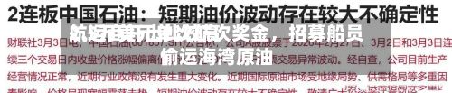 航运商开出比较高2.5万美元单次航次奖金，招募船员偷运海湾原油