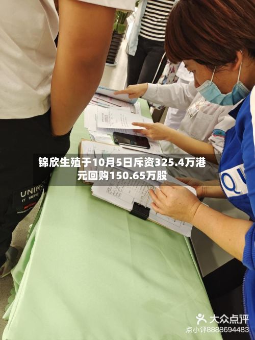 锦欣生殖于10月5日斥资325.4万港元回购150.65万股-第1张图片