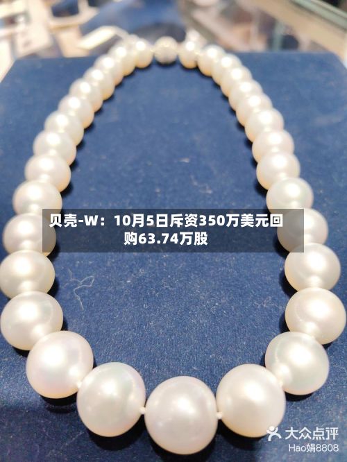 贝壳-W：10月5日斥资350万美元回购63.74万股-第2张图片