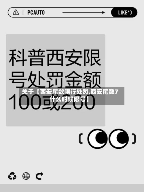 关于【西安尾数限行处罚,西安尾数7什么时候限号】