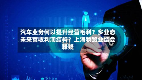 汽车业务何以提升经营毛利?多业态未来营收利润结构?上海物贸业绩会释疑-第2张图片
