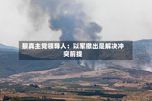 黎真主党领导人:以军撤出是解决冲突前提-第2张图片