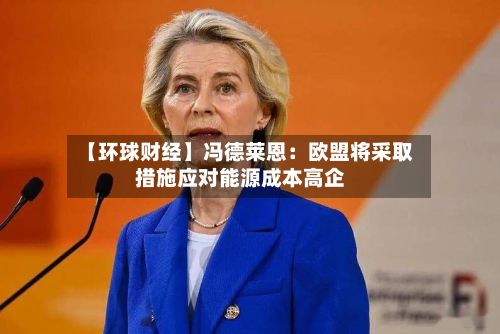 【环球财经】冯德莱恩:欧盟将采取措施应对能源成本高企-第2张图片
