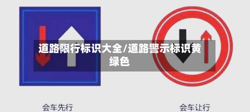 道路限行标识大全/道路警示标识黄绿色