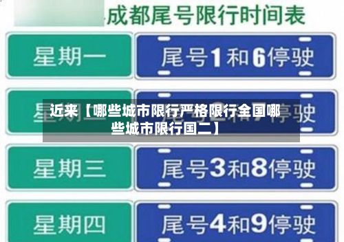 近来【哪些城市限行严格限行全国哪些城市限行国二】-第3张图片