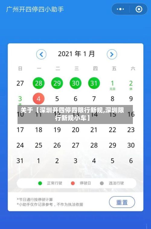 关于【深圳开四停四限行新规,深圳限行新规小车】