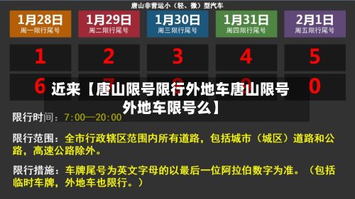近来【唐山限号限行外地车唐山限号外地车限号么】-第3张图片