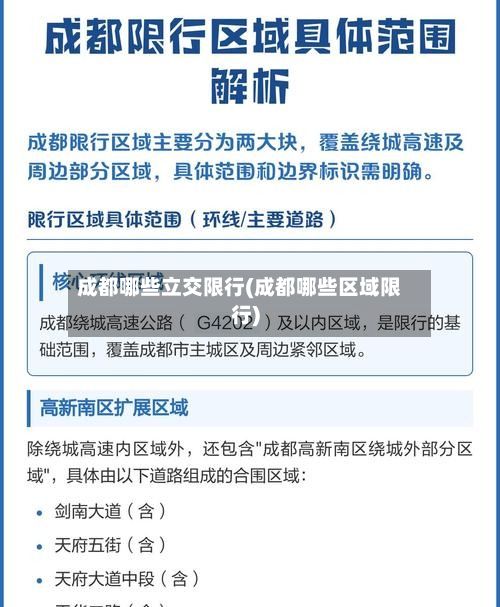 成都哪些立交限行(成都哪些区域限行)