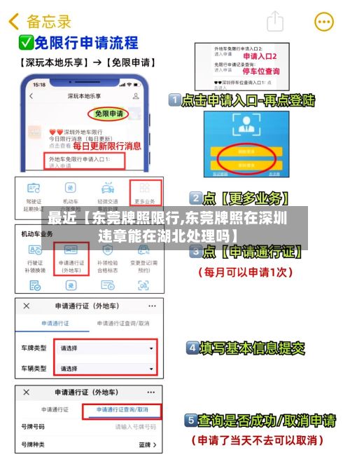 最近【东莞牌照限行,东莞牌照在深圳违章能在湖北处理吗】