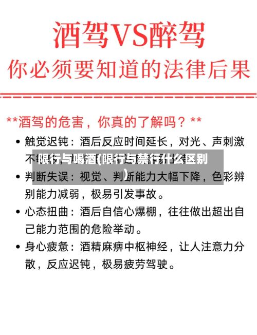 限行与喝酒(限行与禁行什么区别)