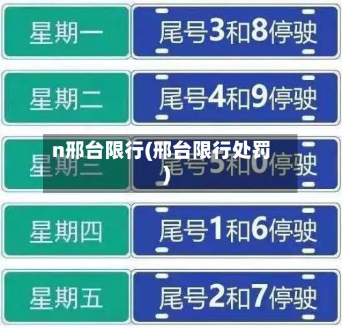 n邢台限行(邢台限行处罚)-第2张图片