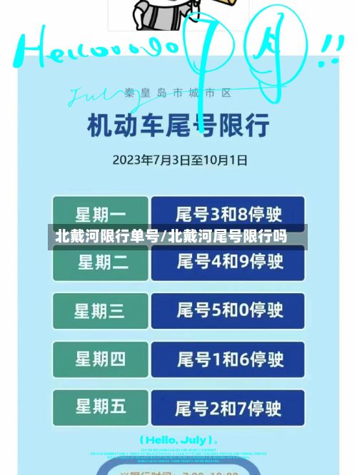 北戴河限行单号/北戴河尾号限行吗