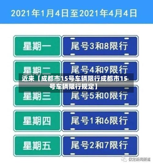 近来【成都市15号车辆限行成都市15号车辆限行规定】-第2张图片