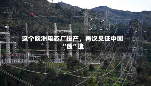 这个欧洲电芯厂投产，再次见证中国“质”造-第2张图片
