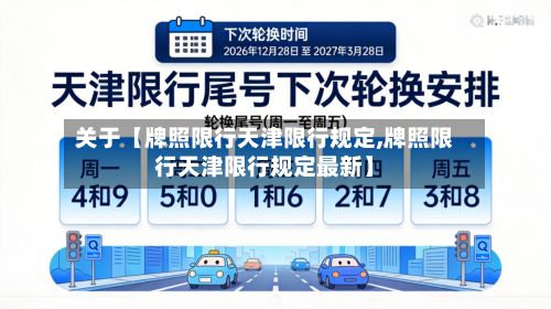 关于【牌照限行天津限行规定,牌照限行天津限行规定最新】