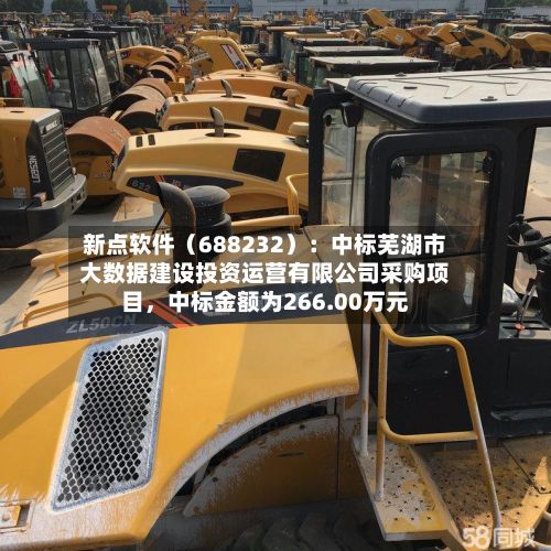 新点软件（688232）：中标芜湖市大数据建设投资运营有限公司采购项目，中标金额为266.00万元-第3张图片