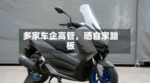 多家车企高管，晒自家踏板-第2张图片