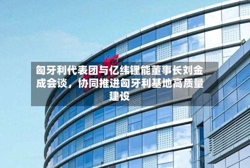 匈牙利代表团与亿纬锂能董事长刘金成会谈，协同推进匈牙利基地高质量建设-第3张图片