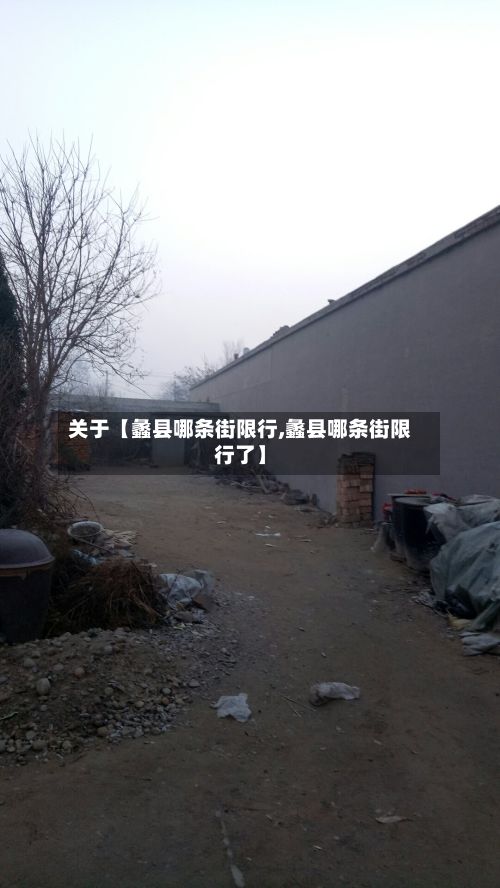 关于【蠡县哪条街限行,蠡县哪条街限行了】