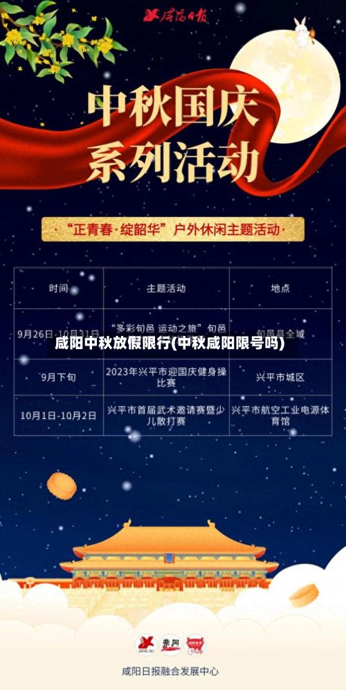 咸阳中秋放假限行(中秋咸阳限号吗)-第2张图片