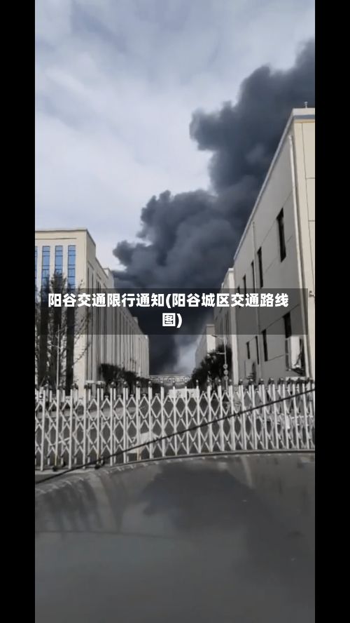 阳谷交通限行通知(阳谷城区交通路线图)