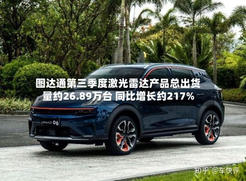 图达通第三季度激光雷达产品总出货量约26.89万台 同比增长约217%-第1张图片