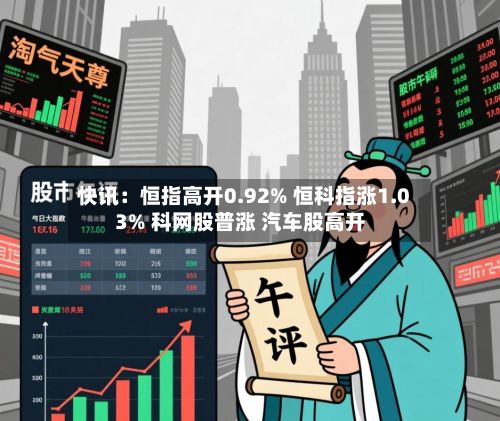 快讯：恒指高开0.92% 恒科指涨1.03% 科网股普涨 汽车股高开-第2张图片